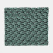 Couverture Polaire Élégant art sombre déco éléments géométriques abst (Devant (Horizontal))