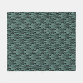 Couverture Polaire Élégant art sombre déco éléments géométriques abst (Devant (Horizontal))
