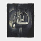 Couverture Polaire Élégant bâton d'argent sur selle d'équitation angl (Devant)