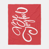 Couverture Polaire Elégant Be Joyful Holiday Design (Devant)