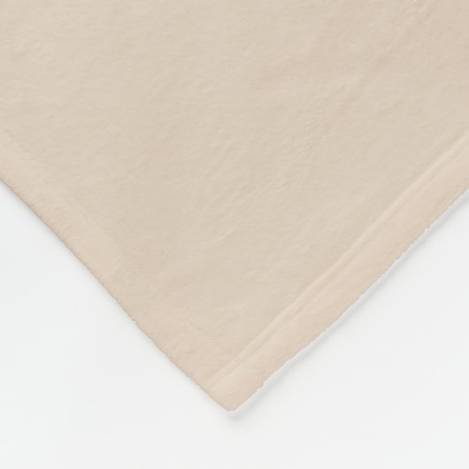 Couverture Polaire Elégant beige confirmation nom croix florale (Coin)