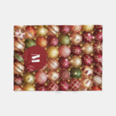 Couverture Polaire Elegant Christmas Tree Baubles (Devant (Horizontal))