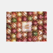 Couverture Polaire Elegant Christmas Tree Baubles (Devant (Horizontal))