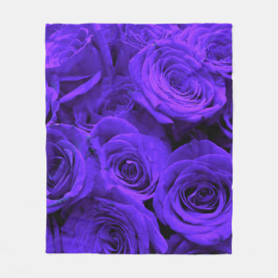 Couverture Polaire Élégant classique chic violet rose
