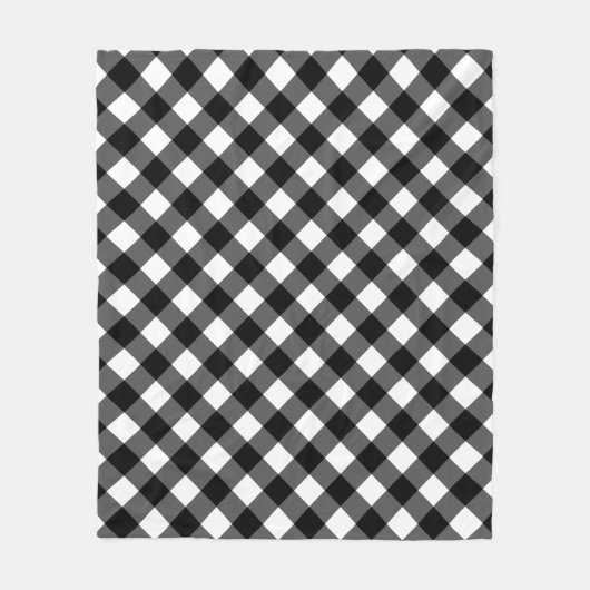 Couverture Polaire Elegant Cute Gingham Check Fleece Blanket (Devant)