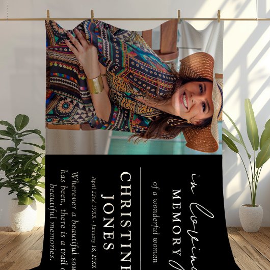 Couverture Polaire Élégant dans l'amour de la mémoire photo