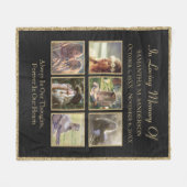 Couverture Polaire Élégant dans l'amour mémoire photo Collage Modèle (Devant (Horizontal))