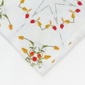 Couverture Polaire Élégant floral Vintage (Coin)
