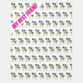 Couverture Polaire Elegant Gold Grooming Dog Personalized Collection (Devant)