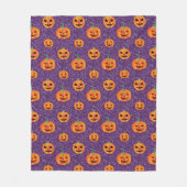 Couverture Polaire Élégant Jack O'Lanterns (Devant)
