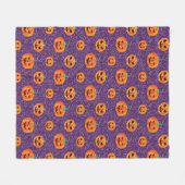 Couverture Polaire Élégant Jack O'Lanterns (Devant (Horizontal))