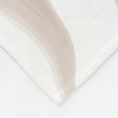 Couverture Polaire Elégant marbre beige liquide avec parties scintill (Coin)