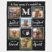 Couverture Polaire Elégant Mémorial pour animaux de compagnie Personn (Devant)