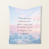 Couverture Polaire Elegant Modern Minimalist Custom Quote