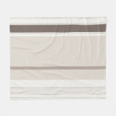 Couverture Polaire Élégant moderne Brown couleur beige Harmonie (Devant (Horizontal))