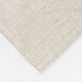 Couverture Polaire Élégant Monogramme Blanc Lin (Coin)