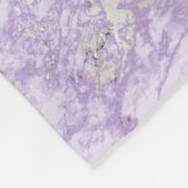 Couverture Polaire Élégant Motif Abstrait chic violet (Coin)