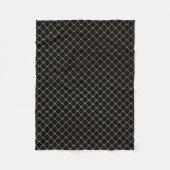 Couverture Polaire Élégant Motif de la chaîne de clôture dorée modern (Devant)