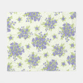 Couverture Polaire Élégant motif floral (Devant (Horizontal))