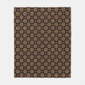 Couverture Polaire Élégant Motif Floral Mandala (Devant)