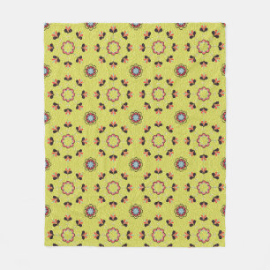 Couverture Polaire Élégant motif floral Tacha