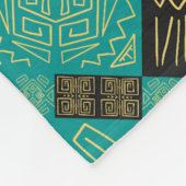 Couverture Polaire Élégant Motif géométrique Tribal Africain (Coin)