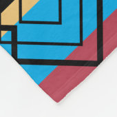 Couverture Polaire Élégant Motif Romantique Boho Valentine (Coin)