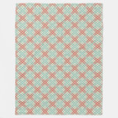 Couverture Polaire Elégant Pastel Plaid Thon pour Décor de Vacances (Devant)