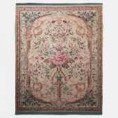 Couverture Polaire Élégant perse floral (Devant)