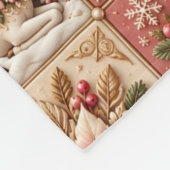 Couverture Polaire Elegant Pink Christmas Patchwork Blanket (Coin)