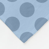 Couverture Polaire Elégant professionnel pastel bleu uni couleur (Coin)