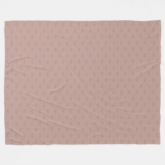 Couverture Polaire Élégant Rose Gold Stars Motif Noël (Devant (Horizontal))