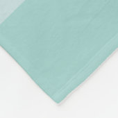 Couverture Polaire Élégant rose Mint Vert rayé Modèle moderne (Coin)