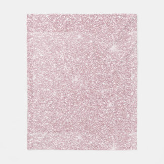 Couverture Polaire Élégant rougissent les parties scintillantes girly