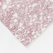 Couverture Polaire Élégant rougissent les parties scintillantes girly (Coin)