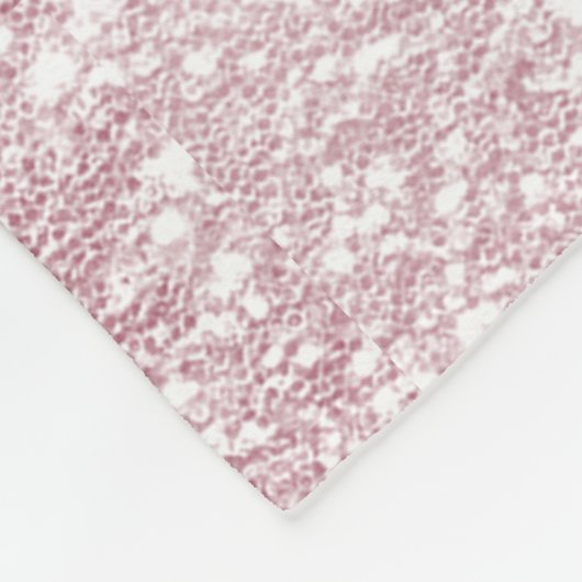 Couverture Polaire Élégant rougissent les parties scintillantes girly (Coin)