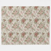 Couverture Polaire Élégant Rustic Farmhouse Chic Soft Floral Designs (Devant (Horizontal))