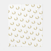 Couverture Polaire Elégant Rustique Faux Gold Parties scintillant Cer (Devant)