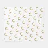 Couverture Polaire Elégant Rustique Faux Gold Parties scintillant Cer (Devant (Horizontal))
