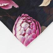 Couverture Polaire Élégant Welcome Blush Pink Peony Nom floral (Coin)