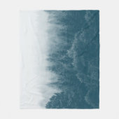 Couverture Polaire Elégante aquarelle moderne Bois (Devant)