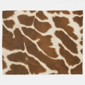 Couverture Polaire Élégante collection populaire de vache Faux cuir (Devant (Horizontal))