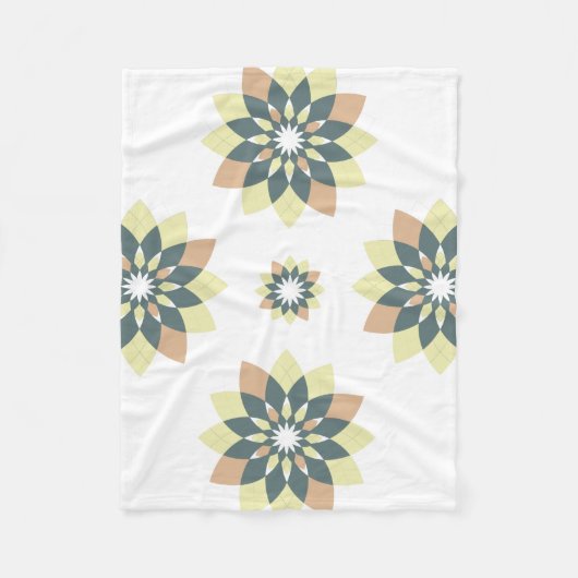 Couverture Polaire Élégante Étoile géométrique moderne éclate (Devant)