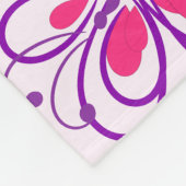 Couverture Polaire Élégante étoile rose reine (Coin)