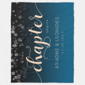 Couverture Polaire Elégante Pêche Océanique Bleu Mariage Un Nouveau C (Devant)