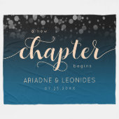 Couverture Polaire Elégante Pêche Océanique Bleu Mariage Un Nouveau C (Devant (Horizontal))