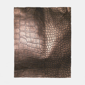 Couverture Polaire Elégante texture en cuir du soir.