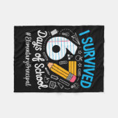 Couverture Polaire Elementary Principal Survived 67 Days Of School Hu (Devant (Horizontal))