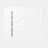 Couverture Polaire Éléments d'action en attente | Plaid en molleton S (Devant (Horizontal))