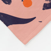 Couverture Polaire Éléments d'amour : composition rose vintage. (Coin)
